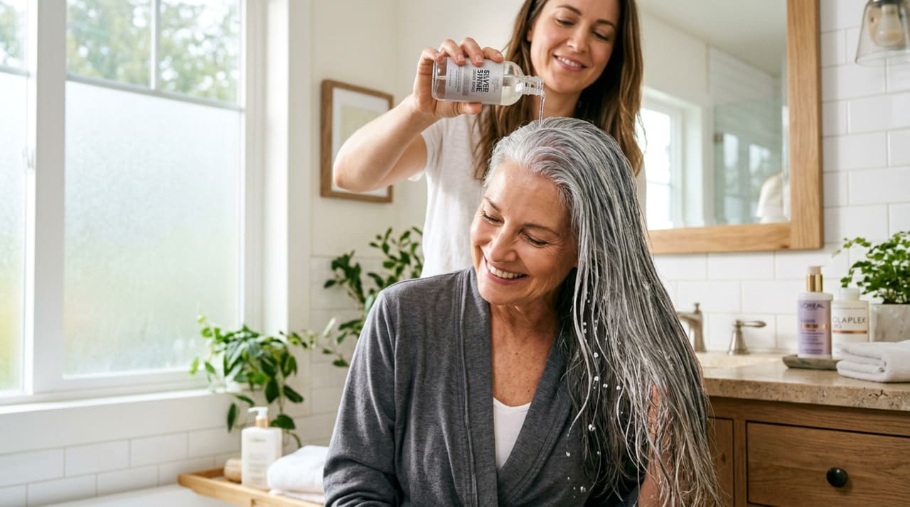 Para que serve aplicar vinagre e bicarbonato de sódio em cabelos grisalhos e como fazê-lo de forma correta?