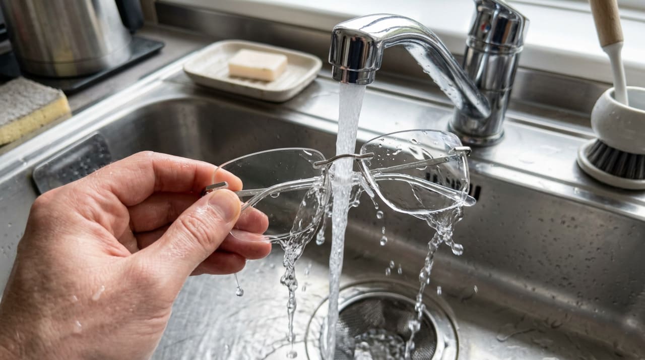 Sem panos de microfibra: um truque simples para limpar óculos que já viralizou.