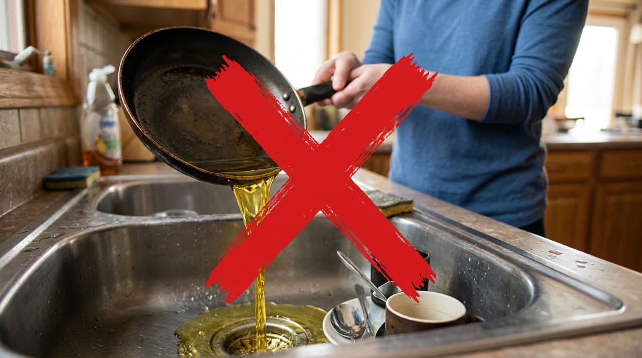 Um dos métodos mais práticos para o descarte correto do óleo de fritura não exige nenhum produto especial