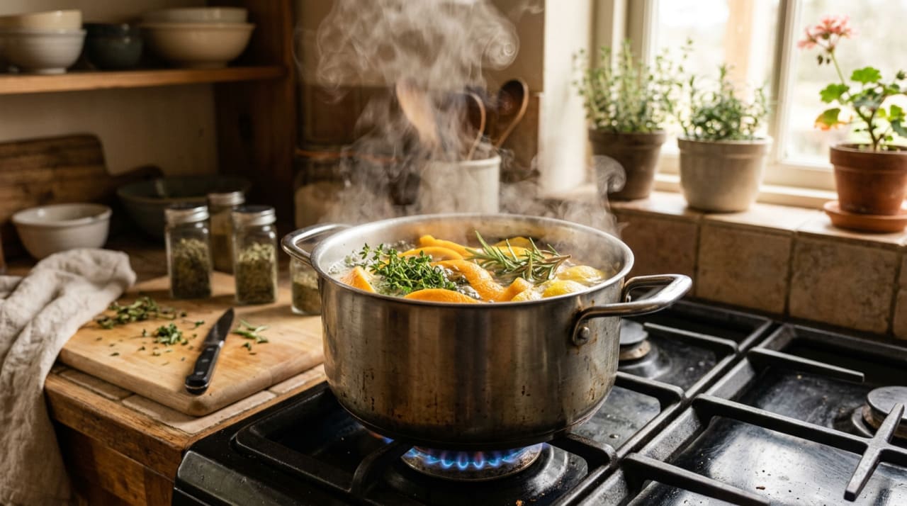 Se você quer incluir o uso de tomilho com alecrim e casca de laranja na rotina, o passo a passo é simples e rápido
