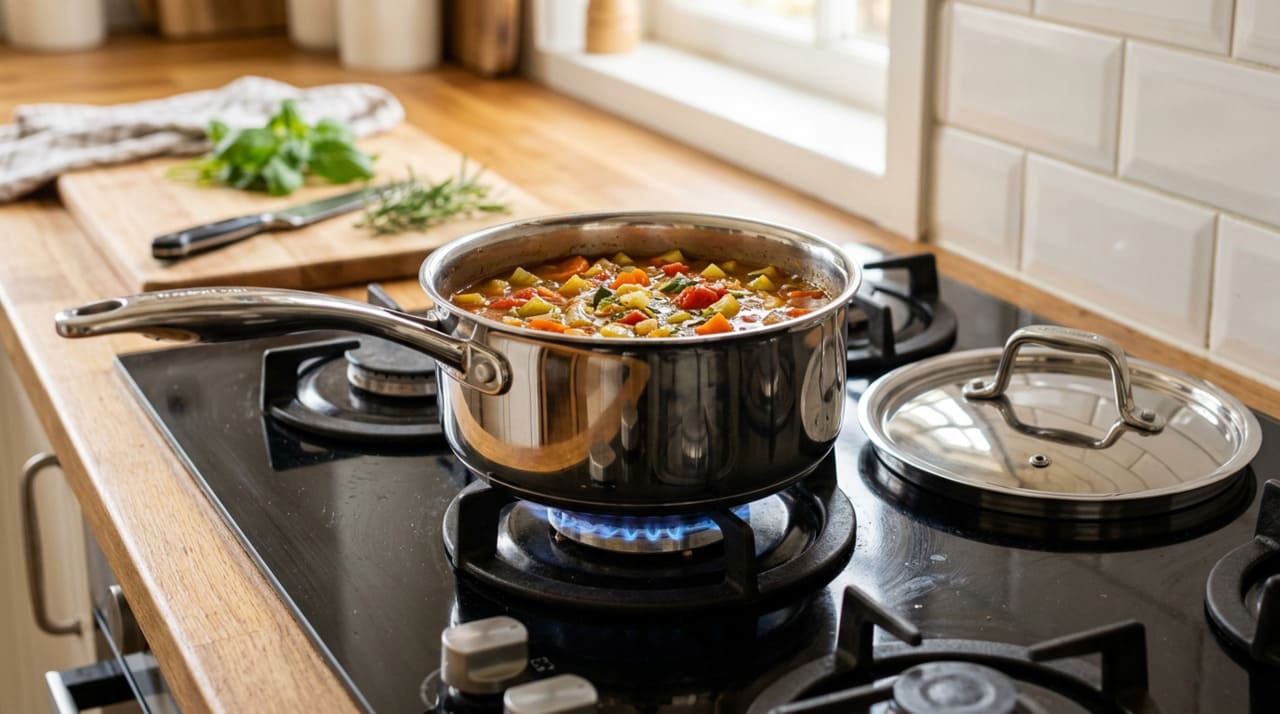 Na hora de escolher uma panela de aço inox, um detalhe que faz muita diferença é a espessura do fundo.