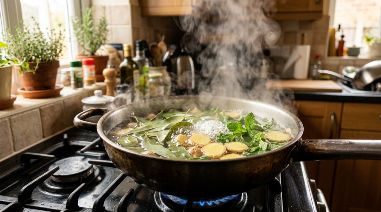 A finalidade principal desse preparo é aliviar o desconforto respiratório leve, como nariz entupido, garganta irritada e sensação de peso ao respirar