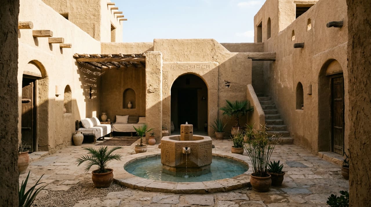 Essas técnicas combinavam observação do clima, experiência prática e arquitetura pensada para proteger do sol forte ao longo do dia