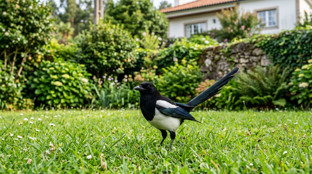 A imagem de pega-rabuda no jardim como vilã costuma vir de relatos de ataques a ninhos de outras aves ou de revirar sacos de lixo.