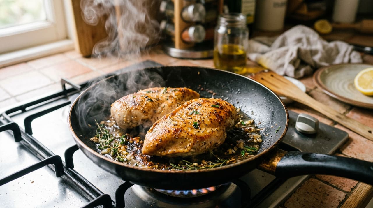 O impacto do vinagre na preparação do peito de frango vai além da textura e do sabor