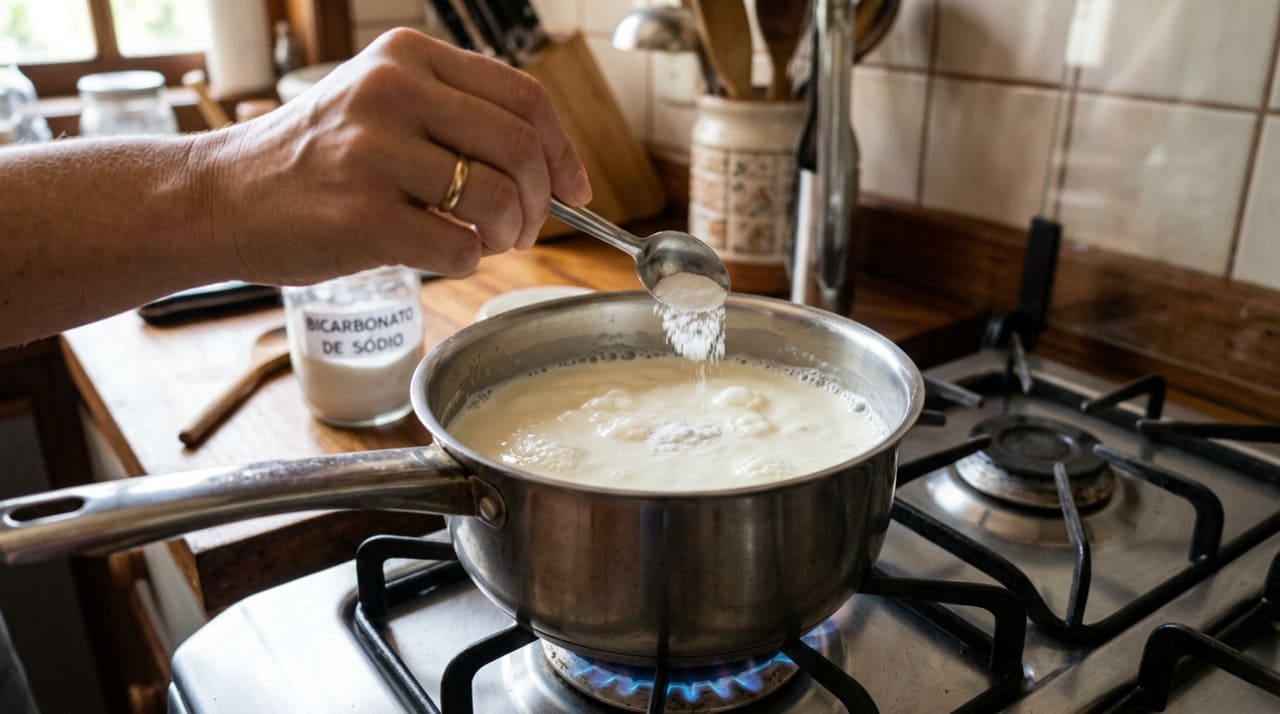 O doce de leite é feito basicamente de leite e açúcar