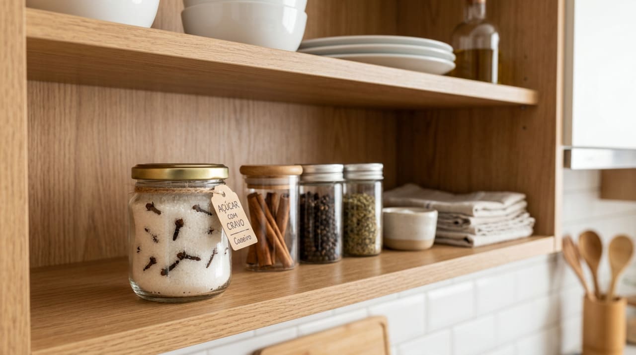 A eficácia desta especiaria no ambiente doméstico está diretamente ligada ao eugenol, um composto químico que confere o aroma característico e penetrante do cravo