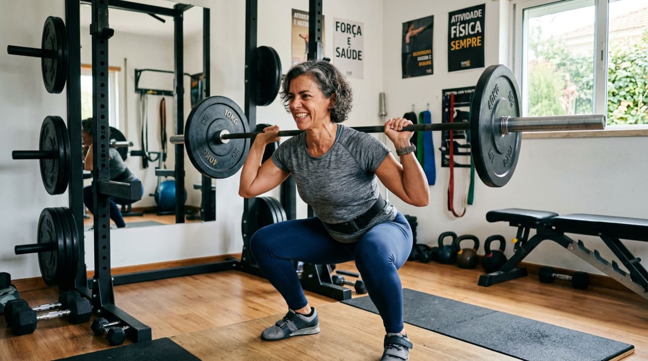 Quantas agachamentos por dia são suficientes para preservar a massa muscular após os 50 anos?