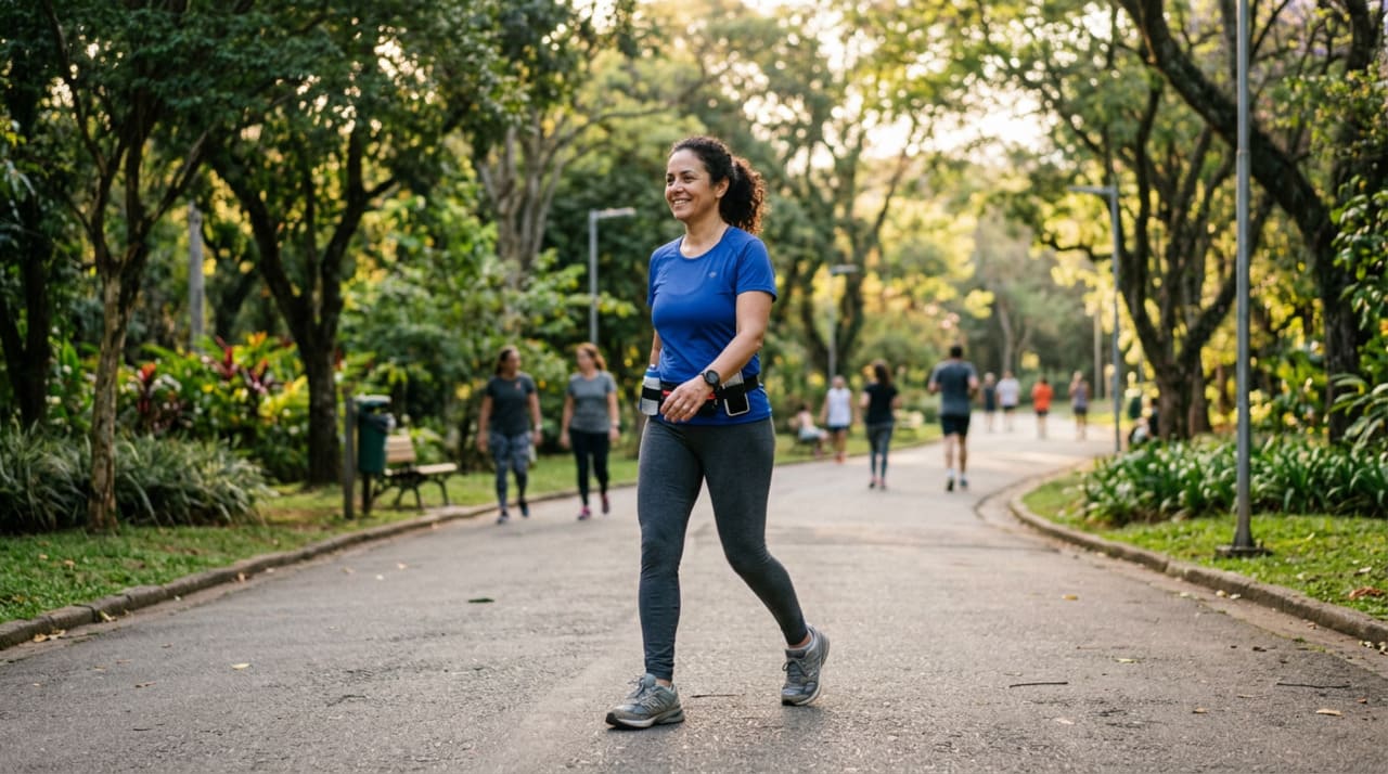 A caminhada é um dos exercícios mais eficazes e acessíveis para quem quer reduzir a gordura abdominal sem impacto excessivo nas articulações