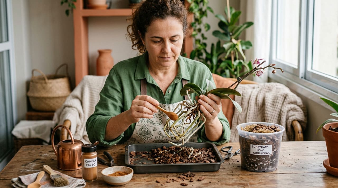 A rega correta é um dos pilares dos cuidados com plantas da família das orquídeas.
