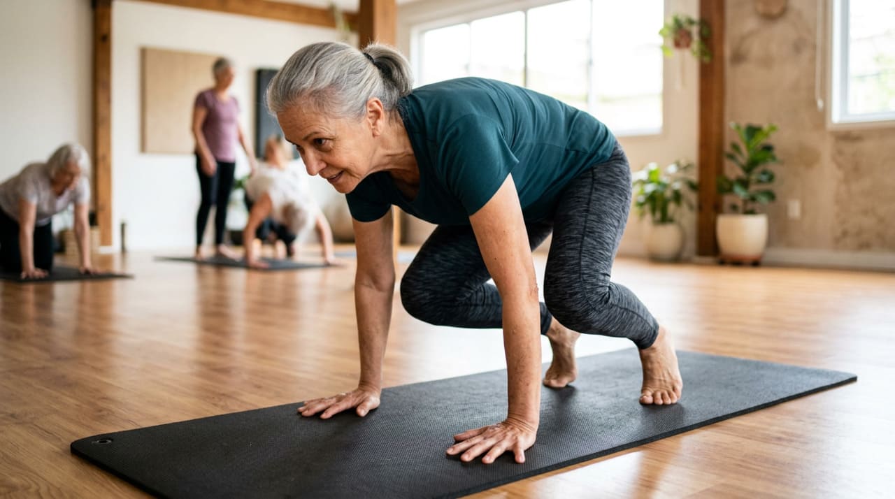 O Animal Flow é um método em que a pessoa se apoia principalmente em mãos e pés, deslocando o corpo em diferentes direções apenas com o próprio peso.