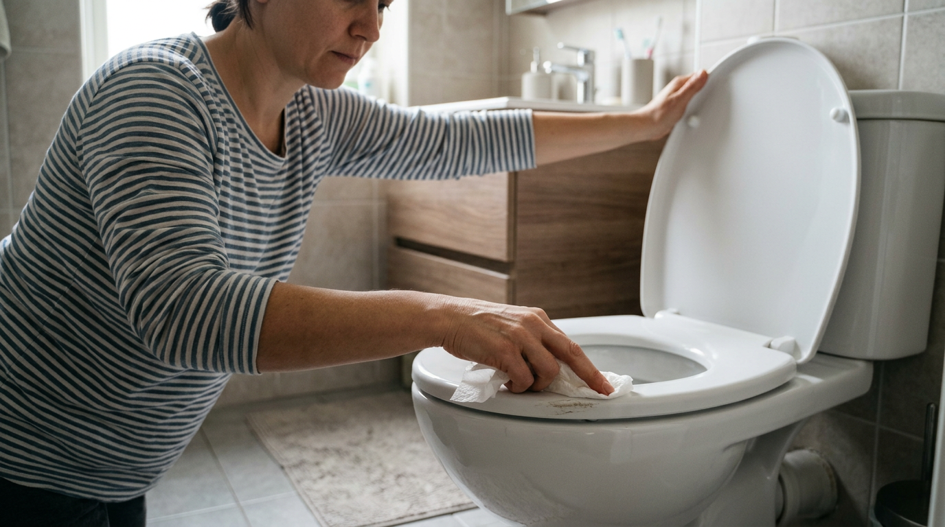 Muita gente não entende por que não se deve limpar o assento do vaso sanitário com papel higiênico