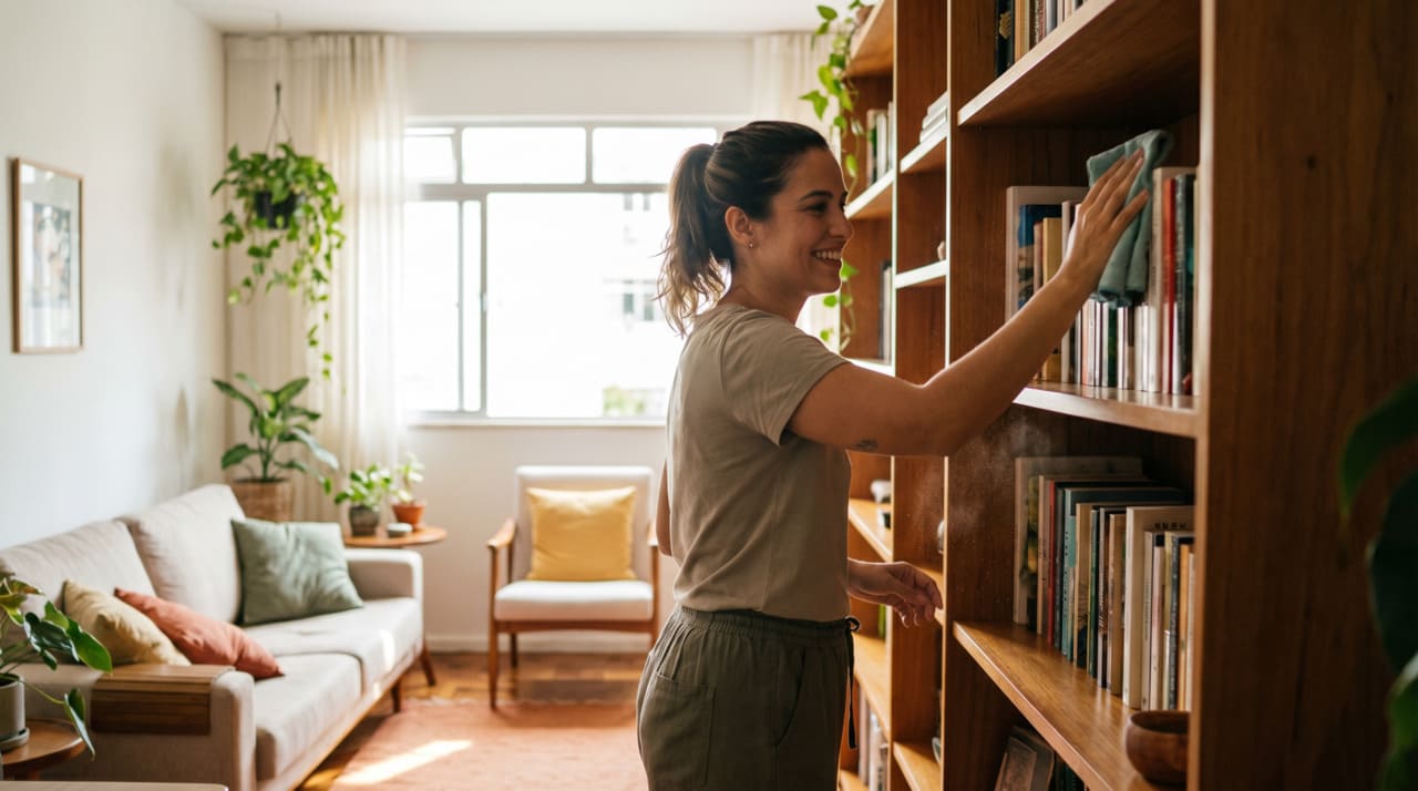 Para funcionar bem no dia a dia, a técnica de retirada de poeira precisa seguir uma sequência lógica