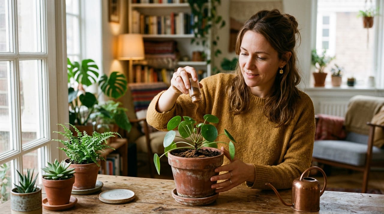 A canela em pó, derivada do floema da caneleira, contém compostos com ação antifúngica e antibacteriana que podem colaborar na manutenção de um solo mais equilibrado.