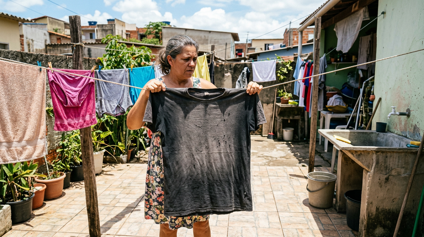 O tecido também sente os efeitos da secagem agressiva.
