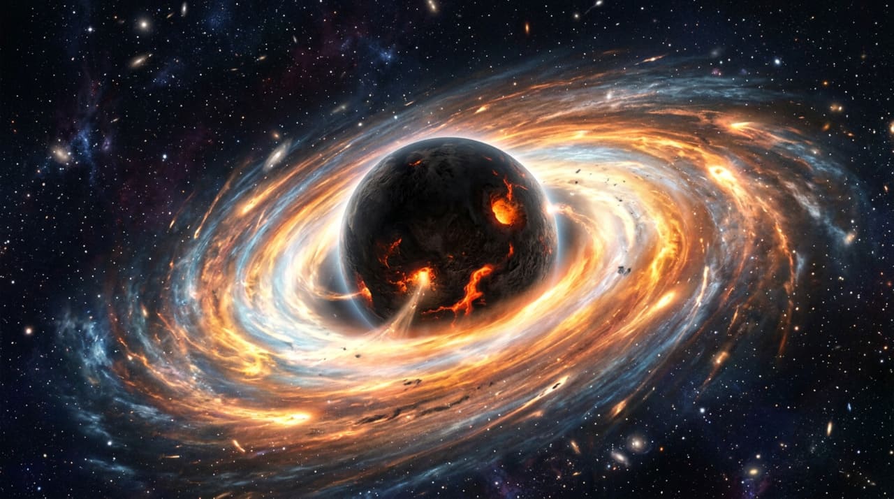 O planeta Vagabond devora 6 bilhões de toneladas por segundo