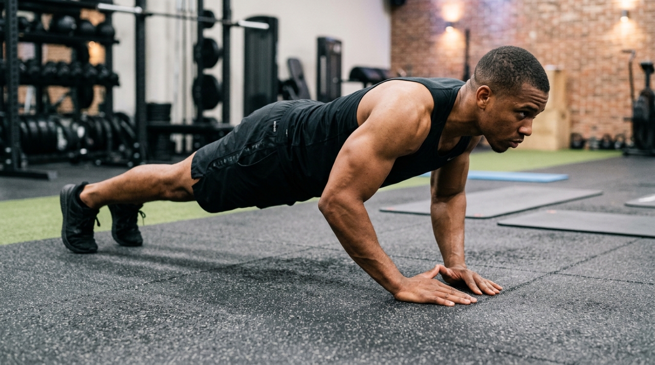 Flexão diamante ativa intensamente o tríceps