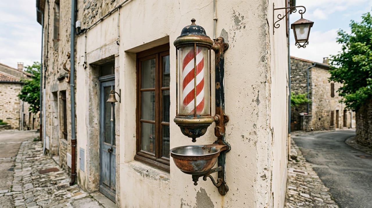 A origem do poste de barbearia está diretamente ligada à prática da sangria