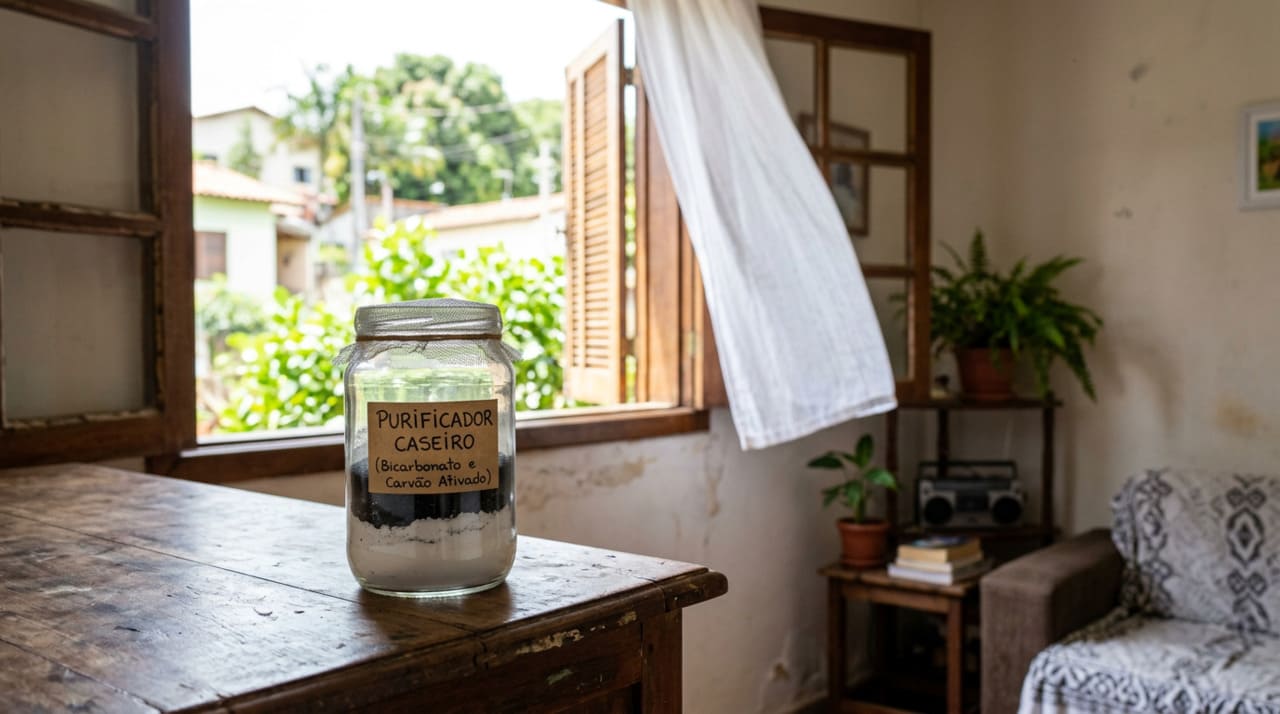 Purificador de ar caseiro: como usar carvão ativado e bicarbonato para limpar o ar do ambiente em dias abafados