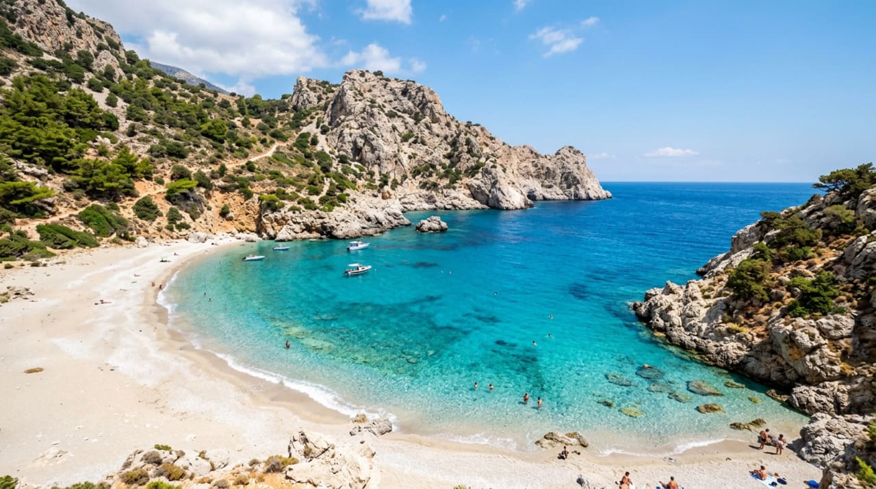 Entre os destaques de Karpathos celebrados pela imprensa italiana, o vilarejo de Olympos merece atenção especial.