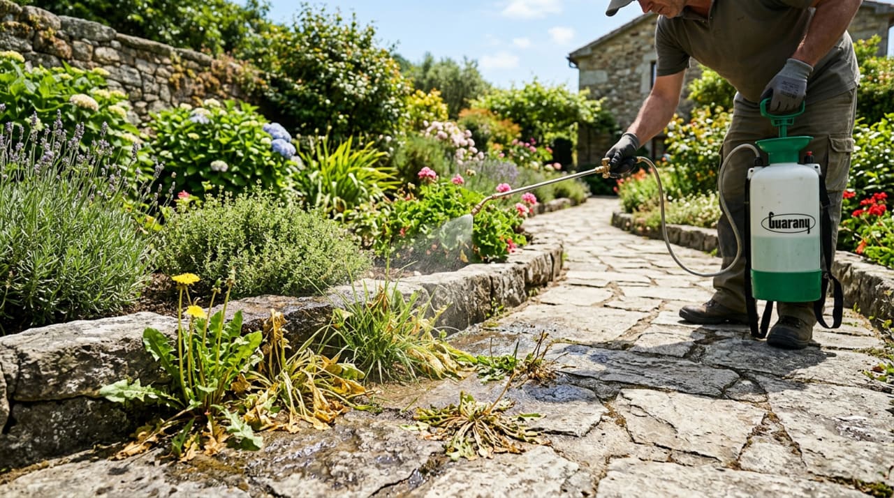 O segredo do detergente líquido está nas suas substâncias tensoativas, compostos que quebram a camada protetora cerosa das folhas das ervas daninhas.