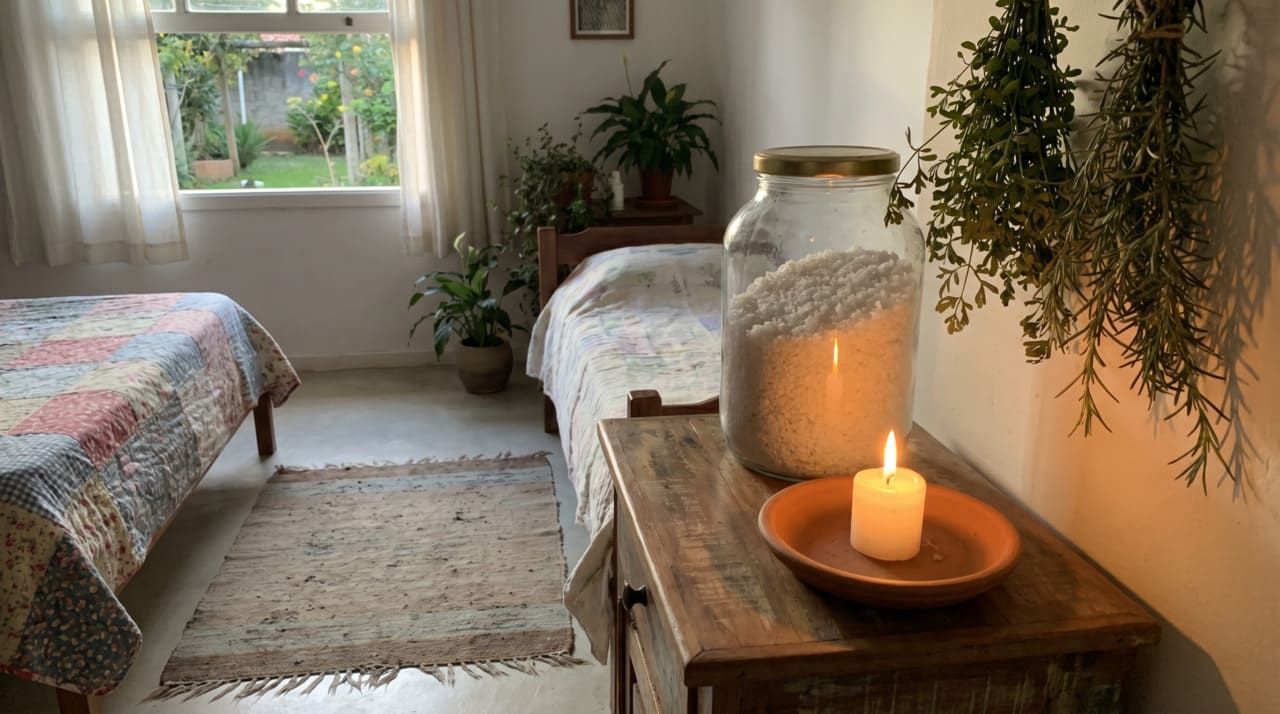 Deixar sal grosso embrulhado em papel alumínio no quarto: para que serve e por que é recomendado