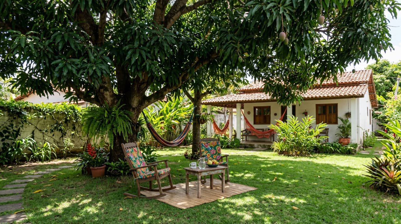 A mangueira é uma das árvores de sombra mais populares e queridas no Brasil