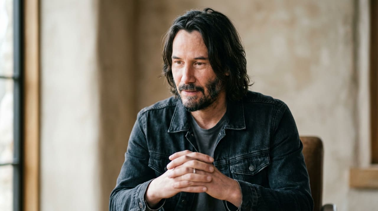 Keanu Reeves nasceu em 1964 em Beirute, no Líbano