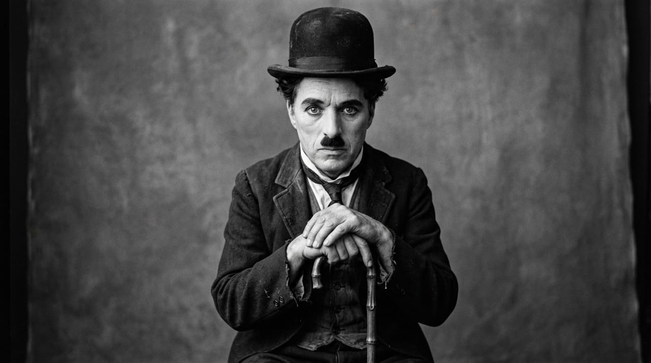 Charles Chaplin enfrentou a pobreza extrema e a escassez de recursos antes de se tornar uma figura central na história da humanidade através de sua arte
