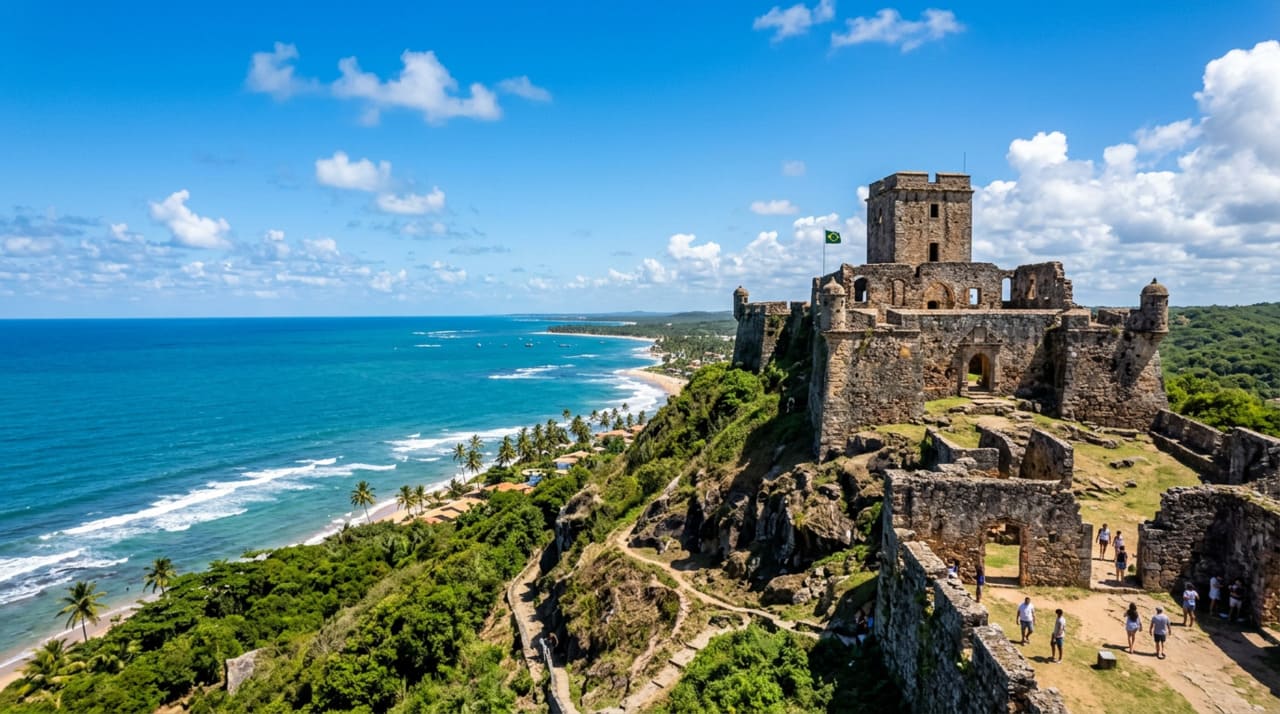 Caminhar pelas ruínas do Castelo Garcia D’Ávila é mergulhar em uma atmosfera que poucos lugares no mundo conseguem oferecer