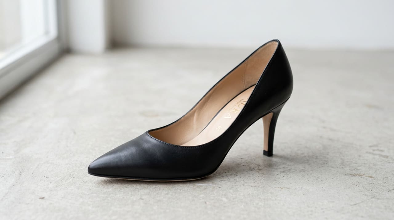 Os sapatos de salto médio, também chamados de kitten heels ou saltos moderados, costumam variar entre 3 e 6 centímetros