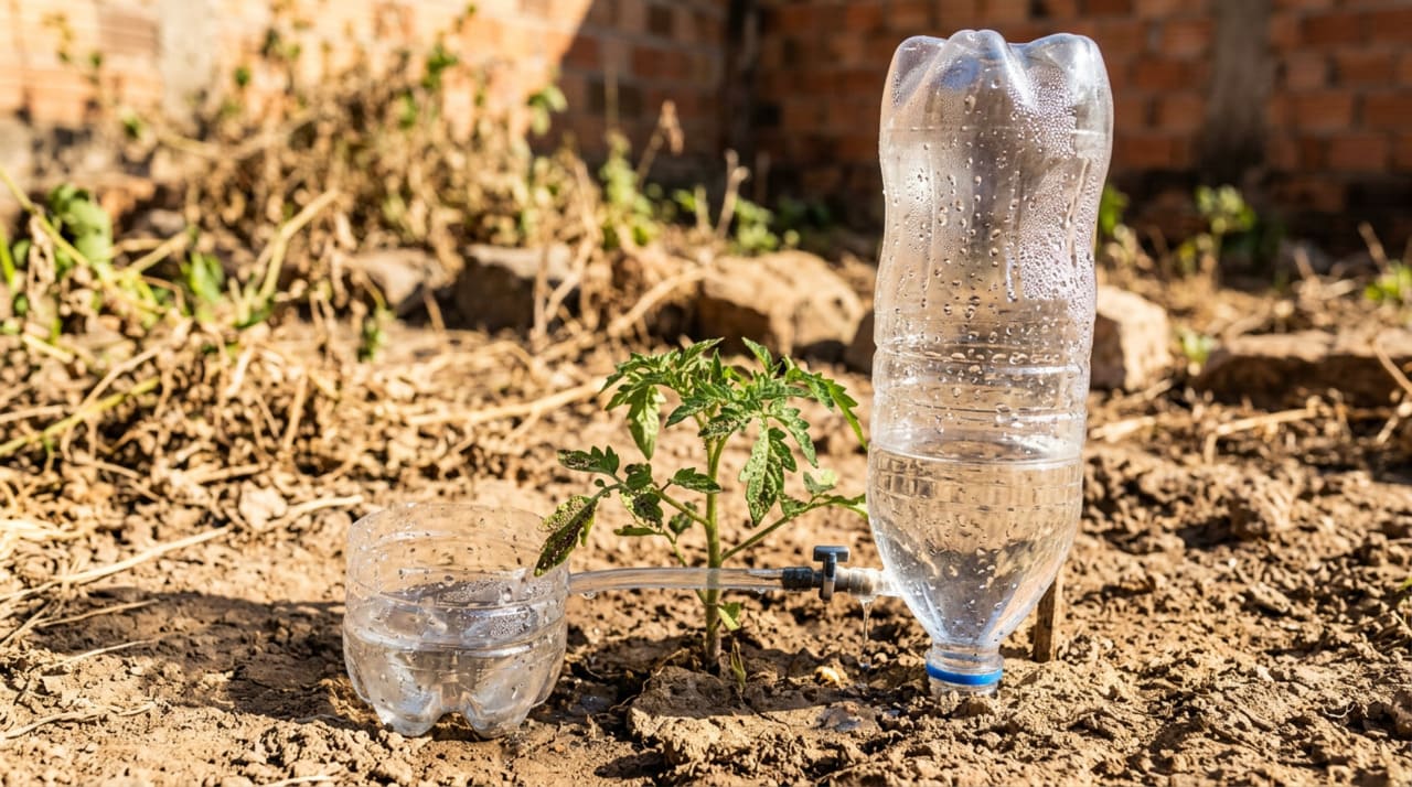 O sistema está gastando energia solar para converter a evaporação em fonte de vida para as raízes