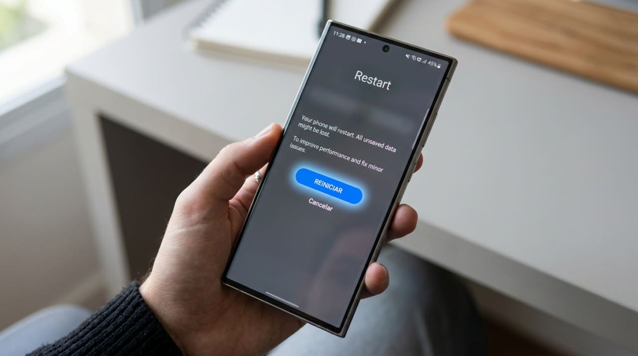 Com que frequência você deve reiniciar o seu telefone para manter o desempenho ideal?