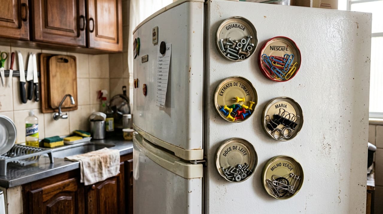 essa é uma das ideias menos conhecidas entre as aplicações de reciclagem doméstica com tampas metálicas.