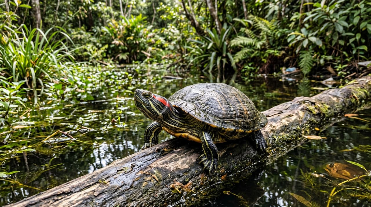 À medida que a tartaruga de estimação cresce, a mulher se vê em um dilema: mantê-la ou soltá-la? Aqui estão os passos que devem ser seguidos