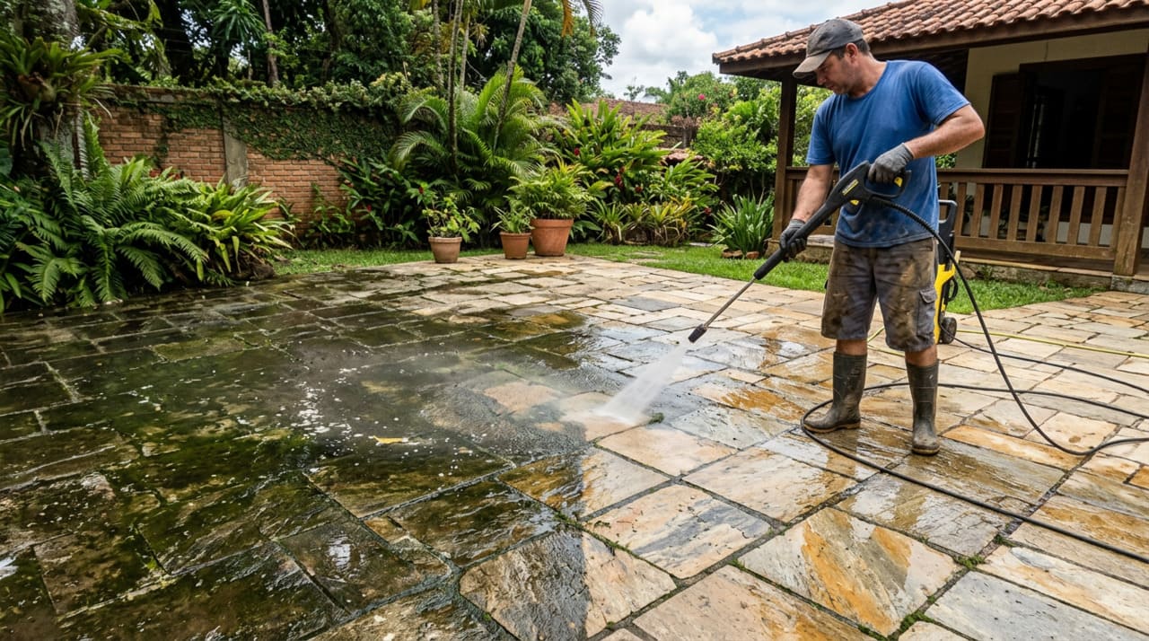 Muitas vezes, acreditamos que apenas o cloro ou ácidos fortes podem clarear o piso externo, sem perceber que a acidez de certos alimentos atua de forma implacável contra o lodo