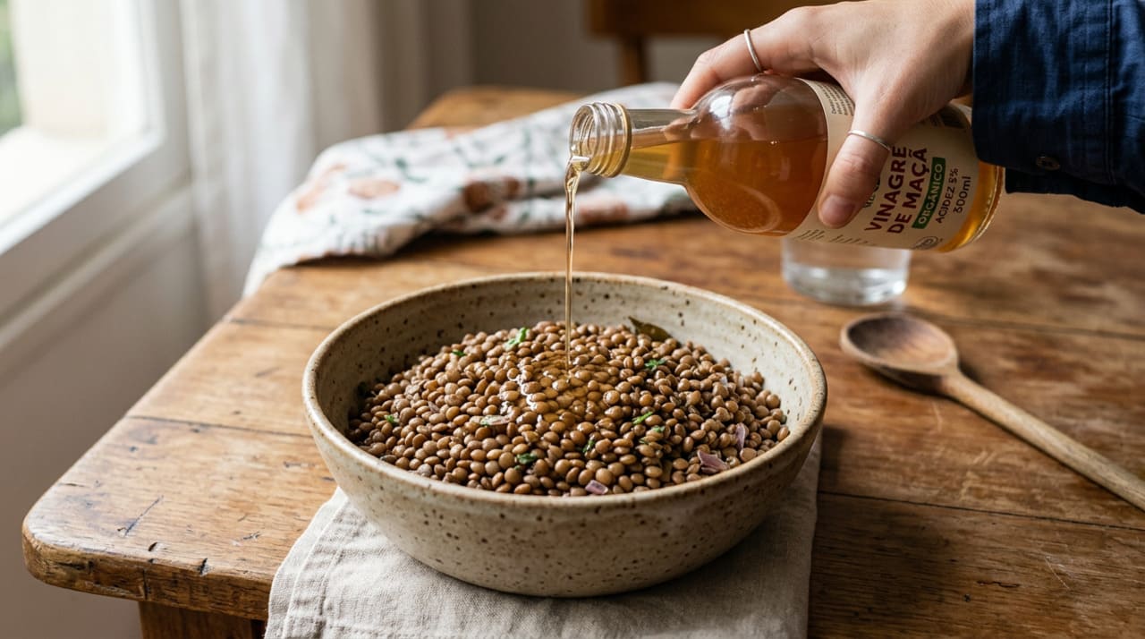 O tipo de vinagre faz diferença tanto no resultado culinário quanto nos benefícios nutricionais.