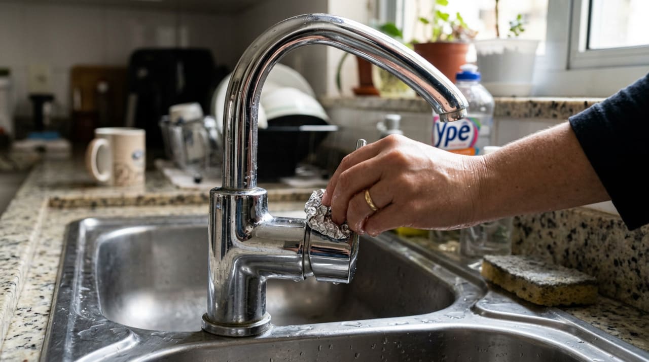 A famosa “avenca”, ou calcário, aparece quando a água tem muito mineral, como cálcio e magnésio.