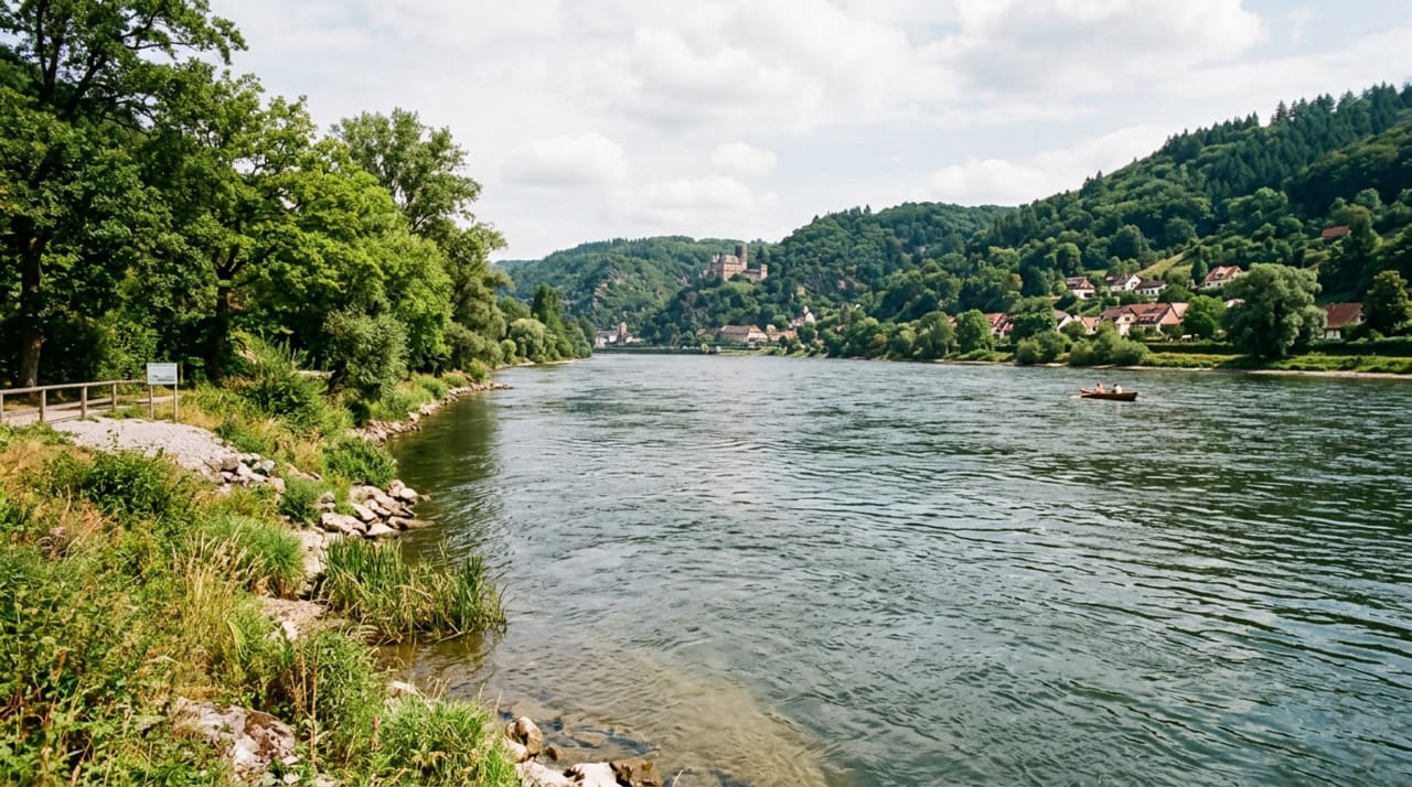A tecnologia alemã utiliza o fluxo natural da correnteza para movimentar rotores submersos que captam a energia cinética da água de forma eficiente e contínua.