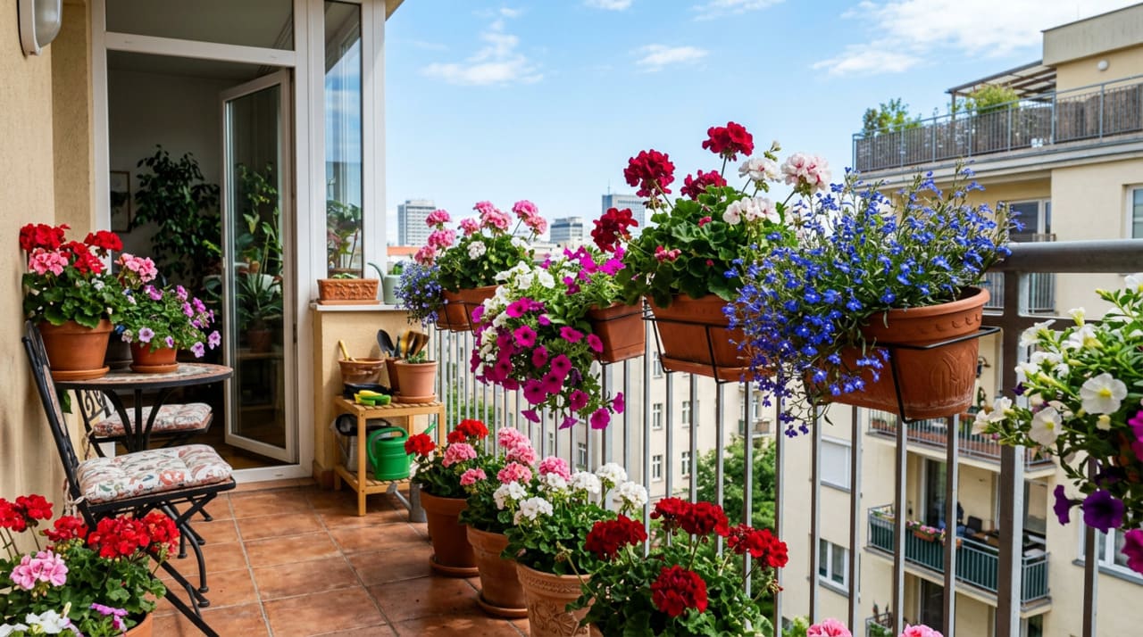 Essas 3 flores de varanda resistem ao sol, ao vento e são lindas