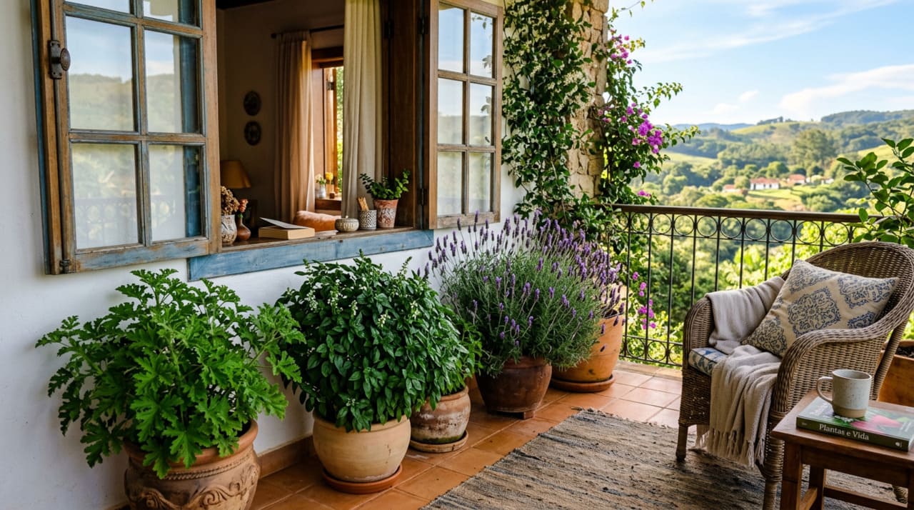 Em geral, são plantas aromáticas ricas em óleos naturais que incomodam moscas e mosquitos.