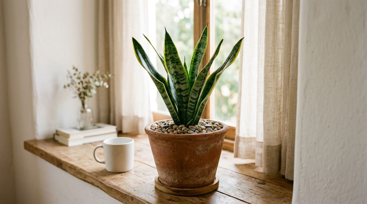 No Feng Shui, a espada-de-são-jorge é classificada como uma planta de energia Yang