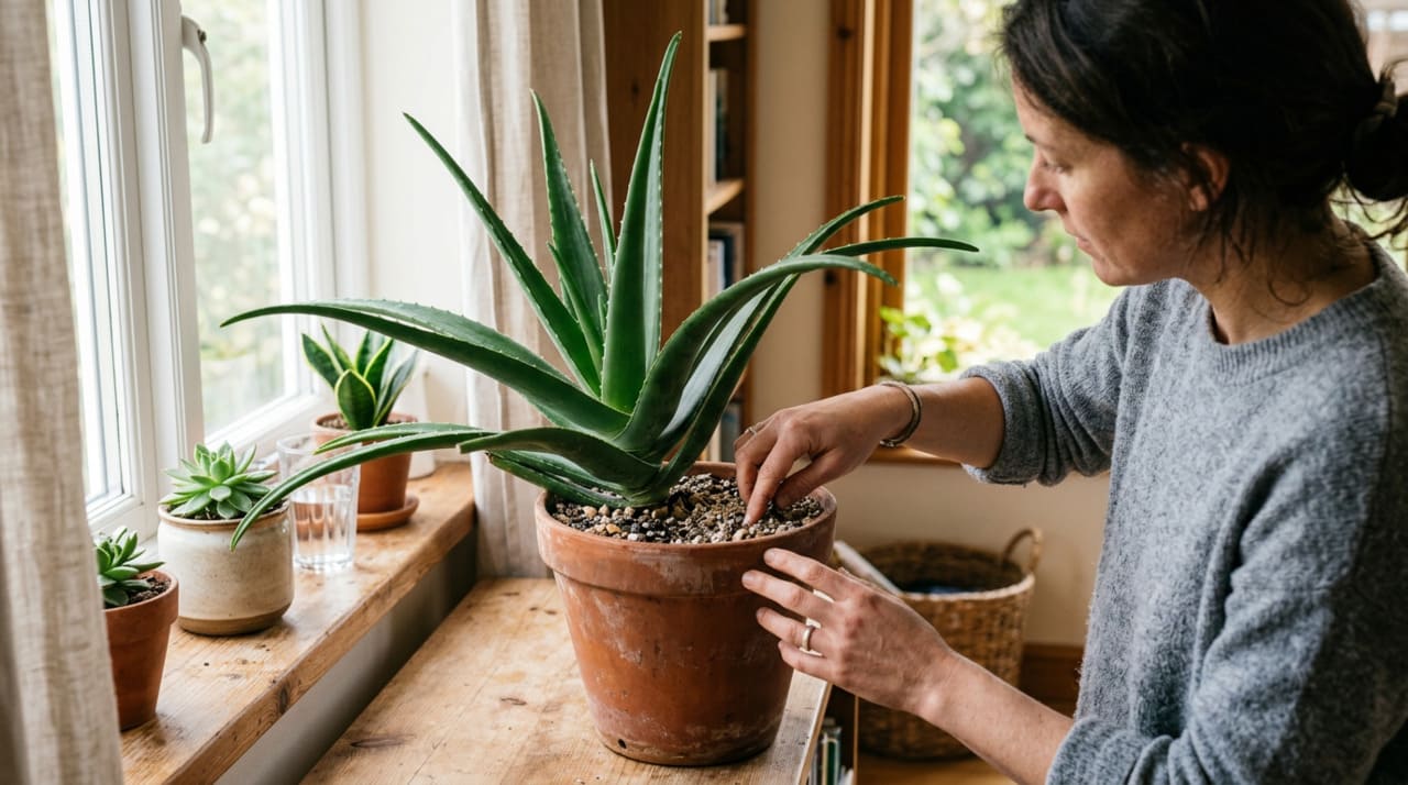 A aloe vera comunica claramente quando algo não está certo