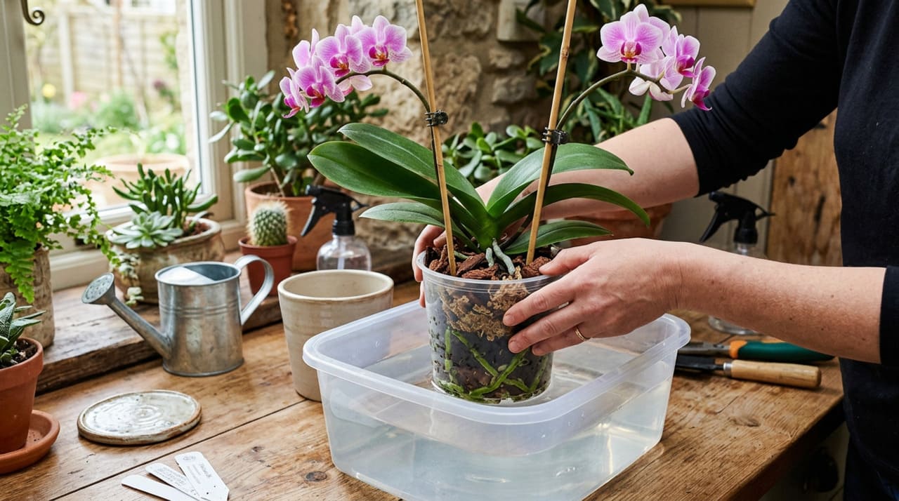 O excesso de água é um dos erros mais comuns no cuidado da orquídea