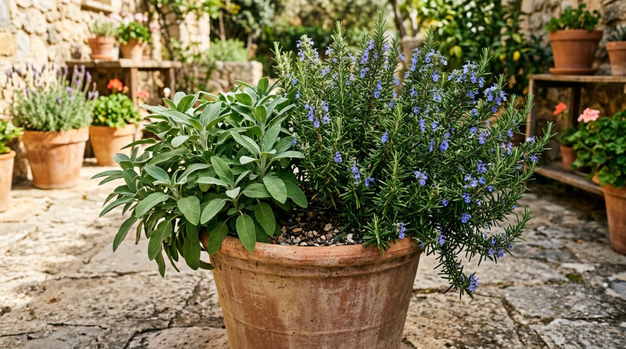 Ambas as plantas compartilham origens mediterrâneas e demandam condições climáticas muito parecidas, o que facilita o manejo diário para quem possui uma rotina agitada em casa.