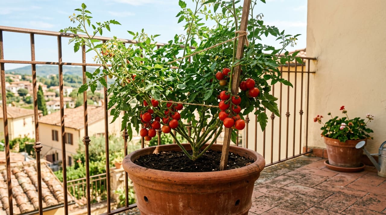 O volume e profundidade do recipiente para tomate variam conforme a variedade cultivada