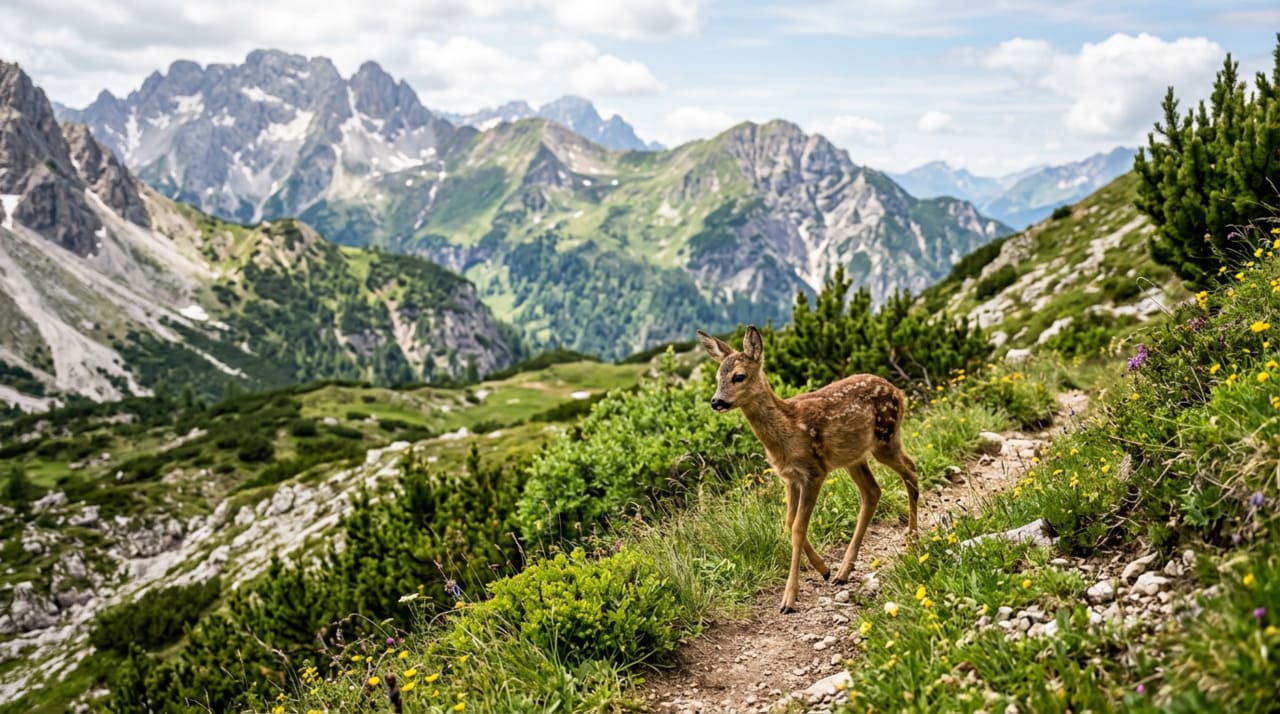 O veado Herkules foi encontrado em junho, aparentemente sem a mãe por perto e em situação considerada de abandono
