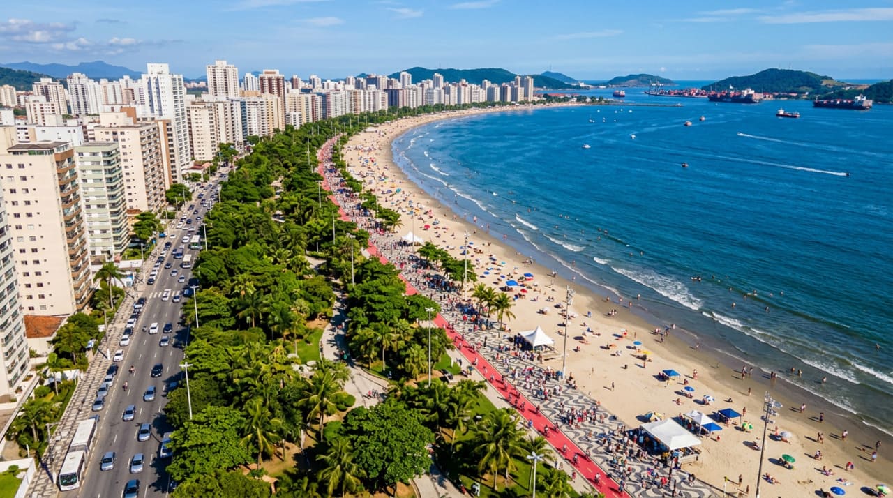 A praia sem fim: descubra a maior faixa litorânea urbana do Brasil, com 7 km de extensão