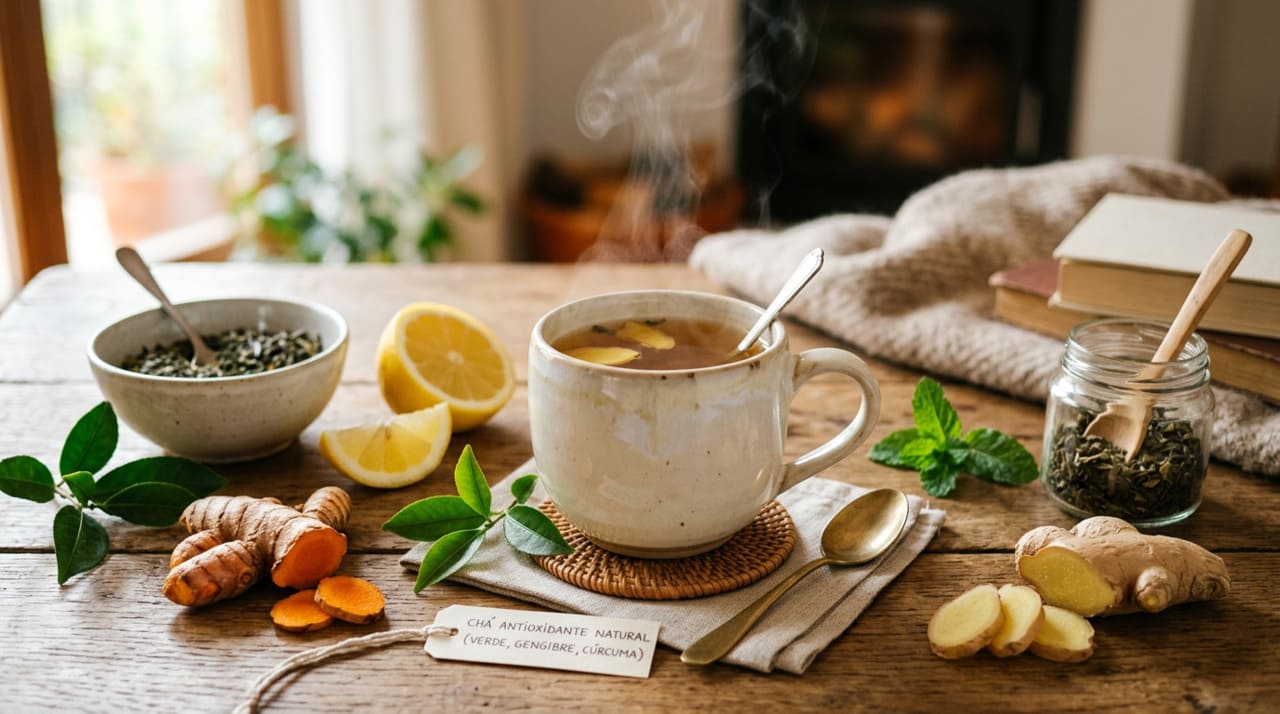 Esse chá não é fórmula mágica, mas atua como apoio à alimentação e ao estilo de vida