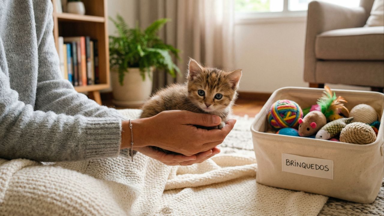 A “escolha” do gato pelo dono resulta de sua socialização precoce e experiências de vida.